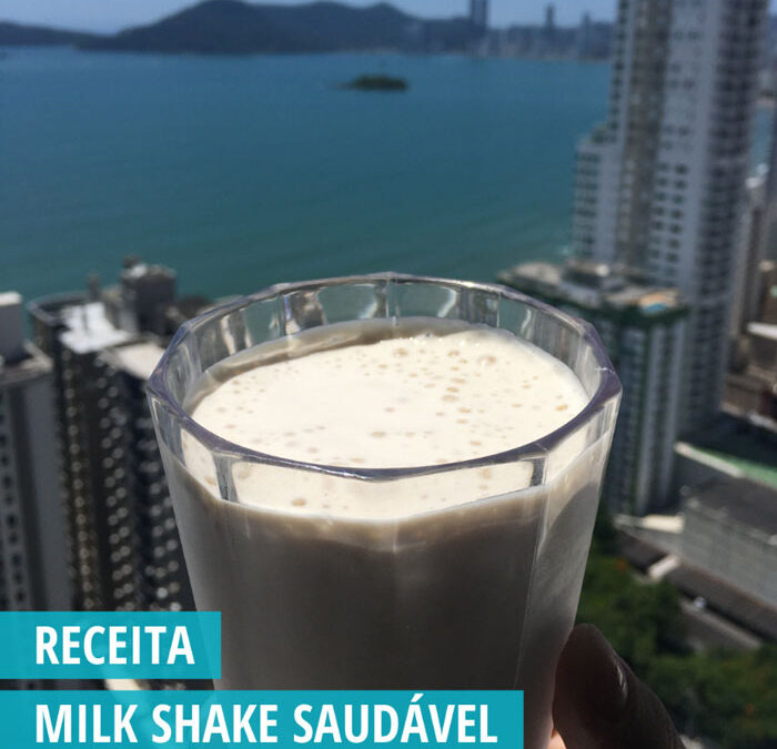 O calor está chegando! Que tal um milk shake saudável para refrescar?